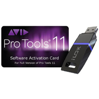 Avid Pro Tools 11 + 10 Software Activation Card iLok Version